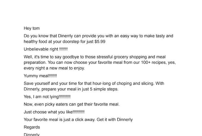 copywrite your emails to soar up the sales